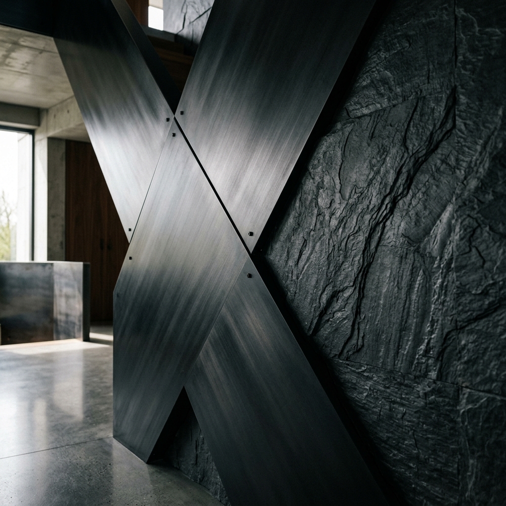 Rayyara abstract heavy dark metal texture representing scarcity